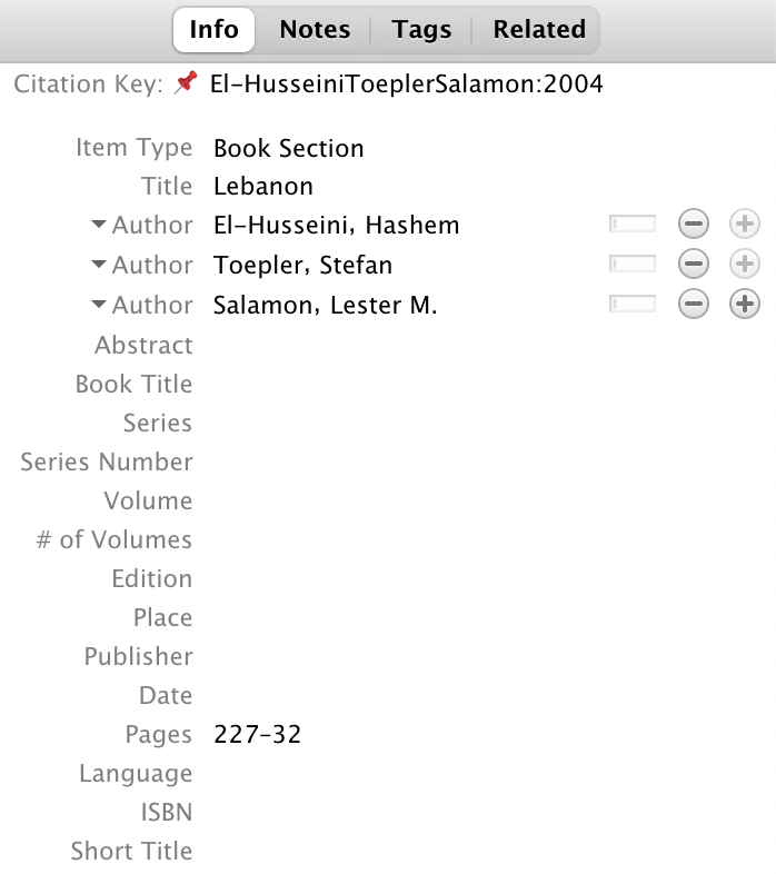 Cross referenced parent attributes in Zotero aren't imported and fields are blank